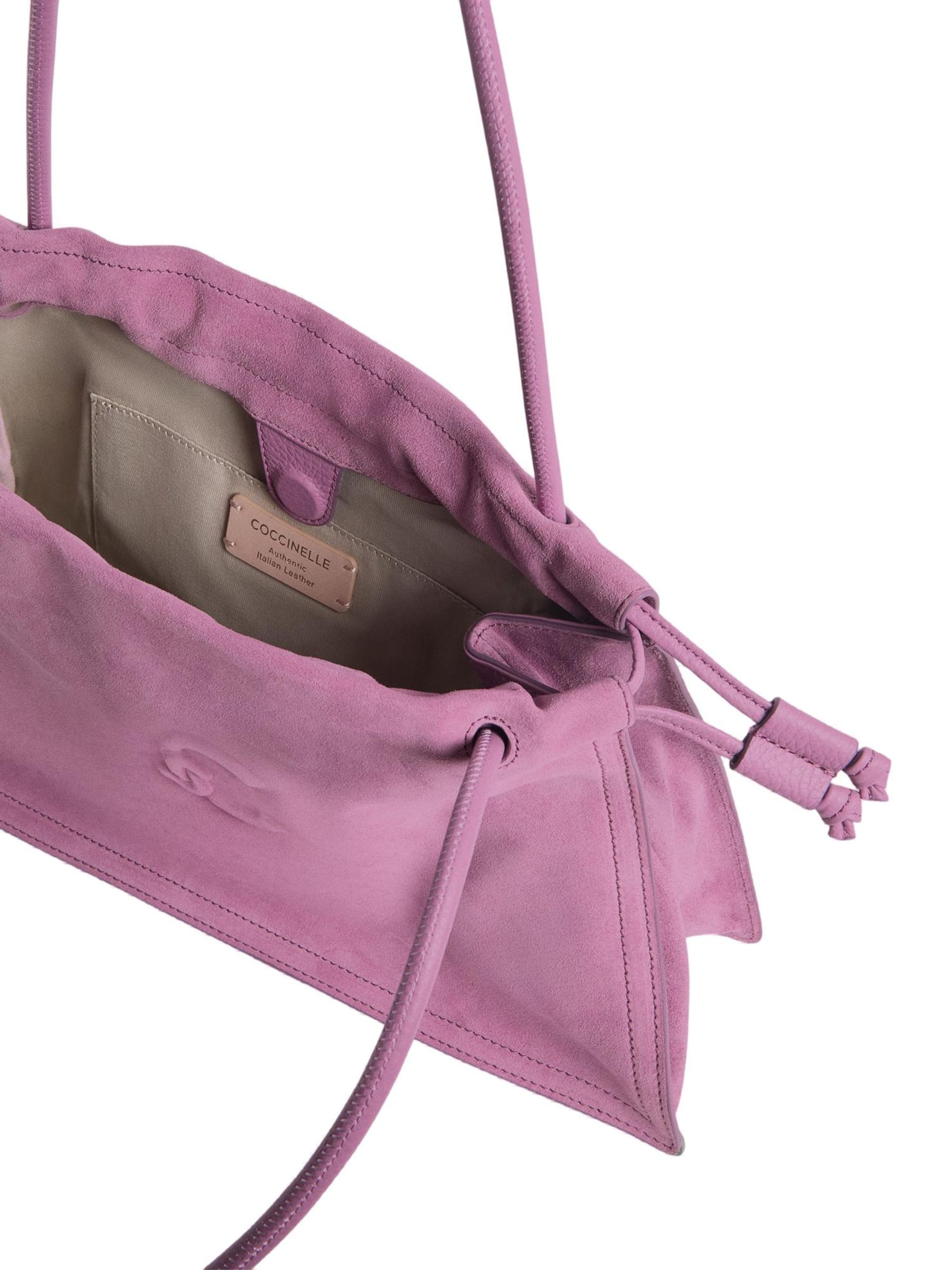 Coccinelle - Bolso de hombro 'COCCINELLE Dulse Suede S26' en lila