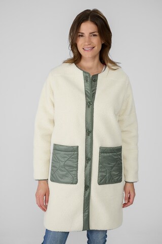 LIEBLINGSSTÜCK Between-Seasons Coat 'Italia' in White: front