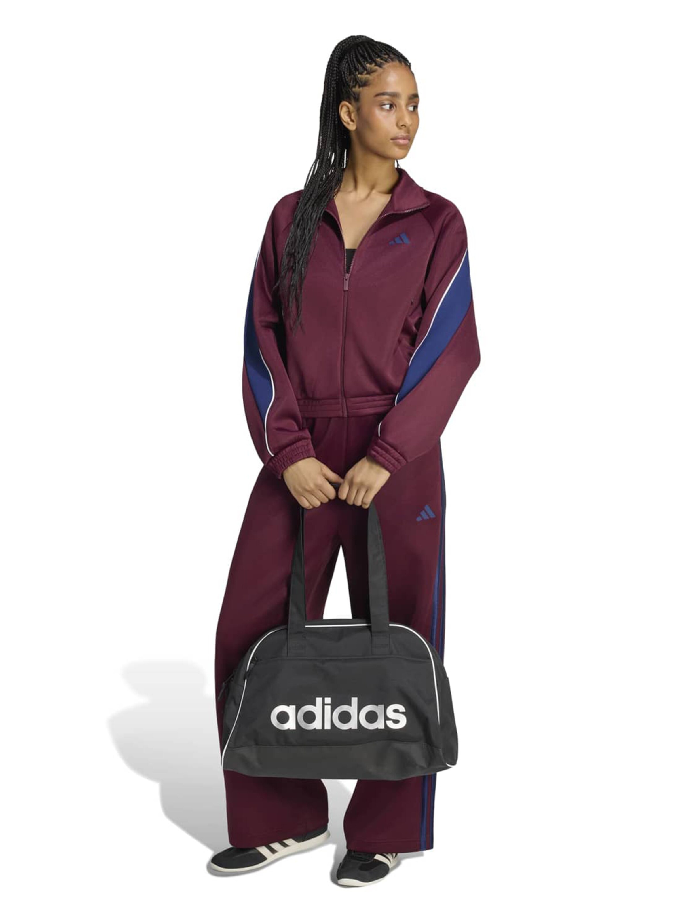 ADIDAS SPORTSWEAR Loosefit Urheiluhousut 'STADIUM' värissä punainen