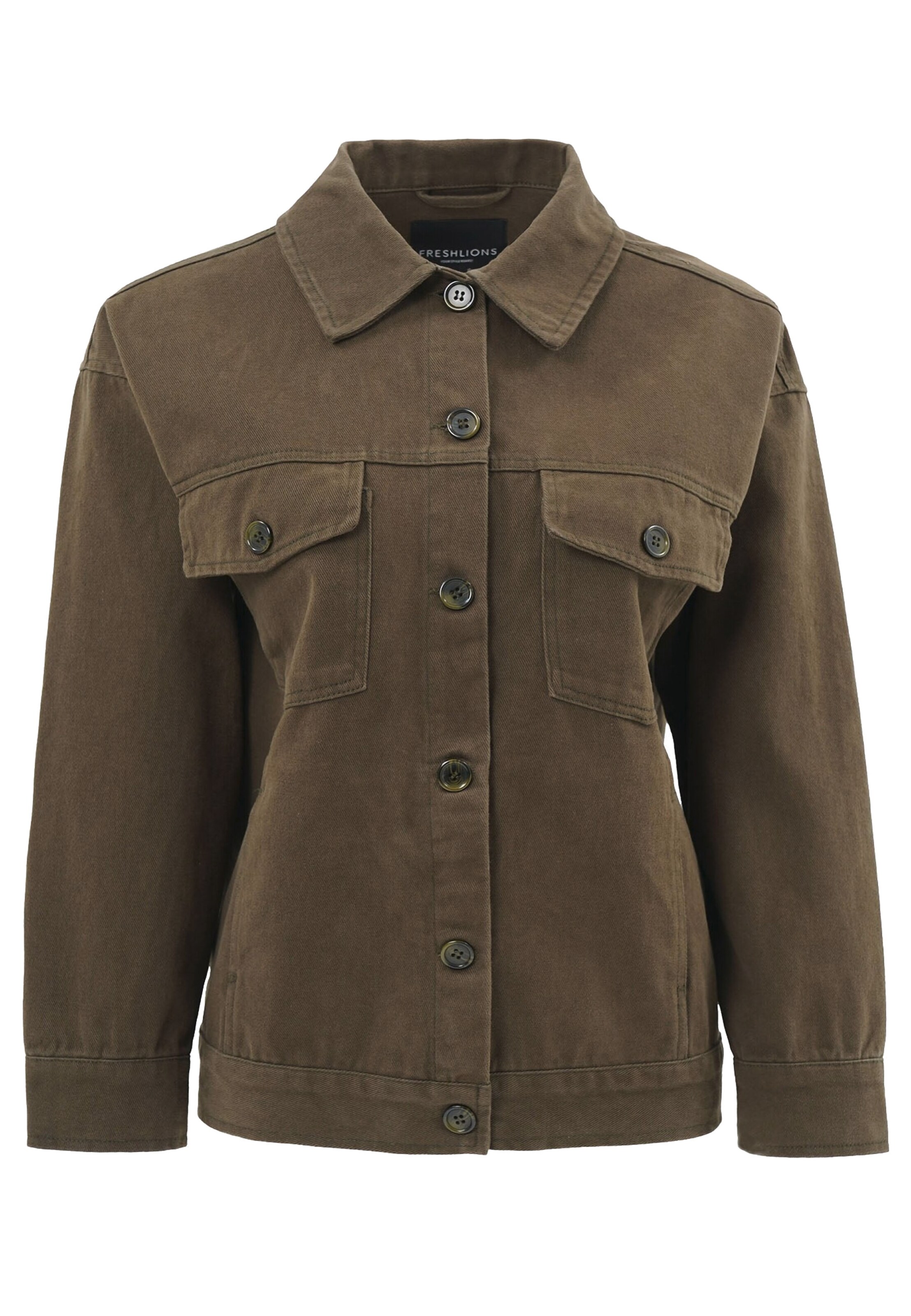 FRESHLIONS Between-Season Jacket 'Jenna' in Green: front