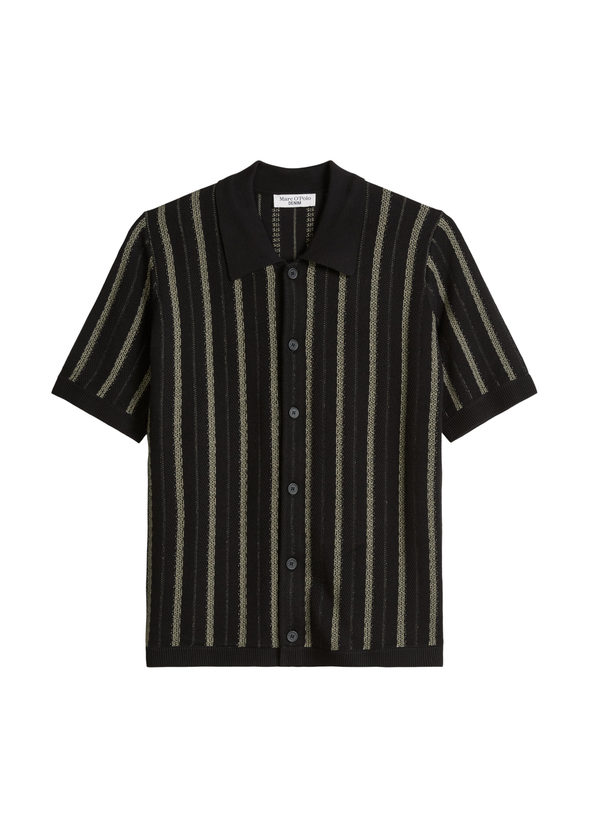 Marc O'Polo DENIM Knit Cardigan in S in Black / White, Item view