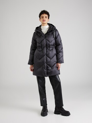 Twinset Winter Coat in Black: front