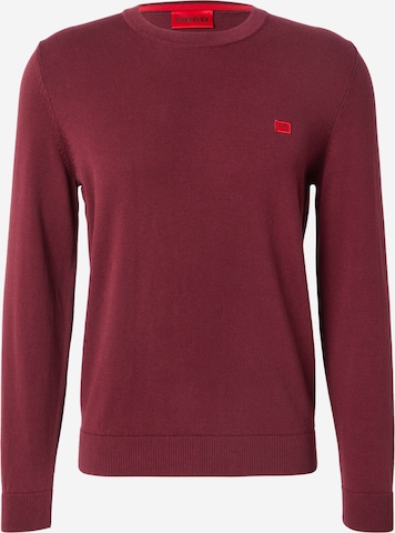 Pull-over 'San Cassius-C1' HUGO en rouge : devant