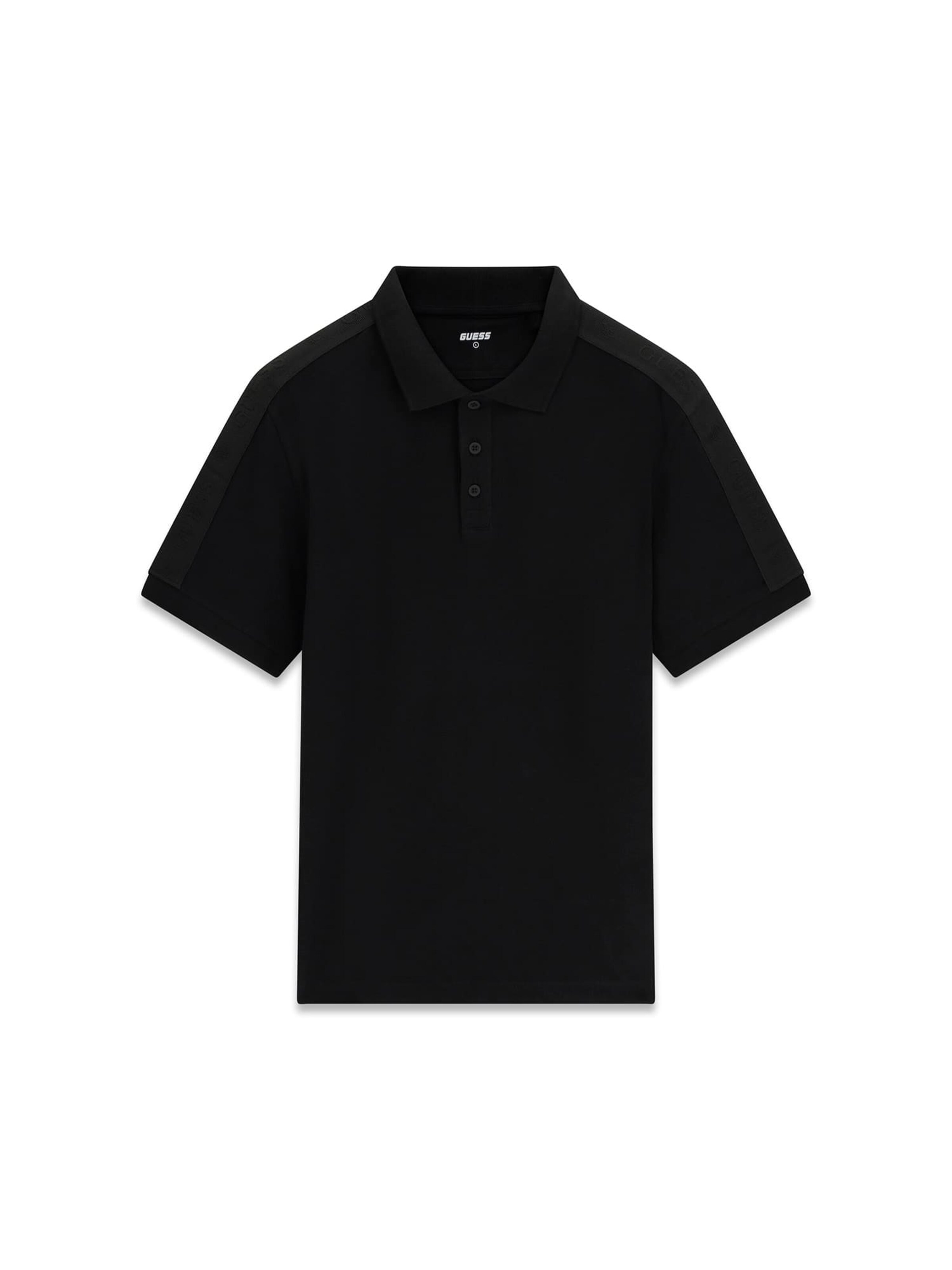 GUESS Poloshirt in Schwarz: Vorderseite