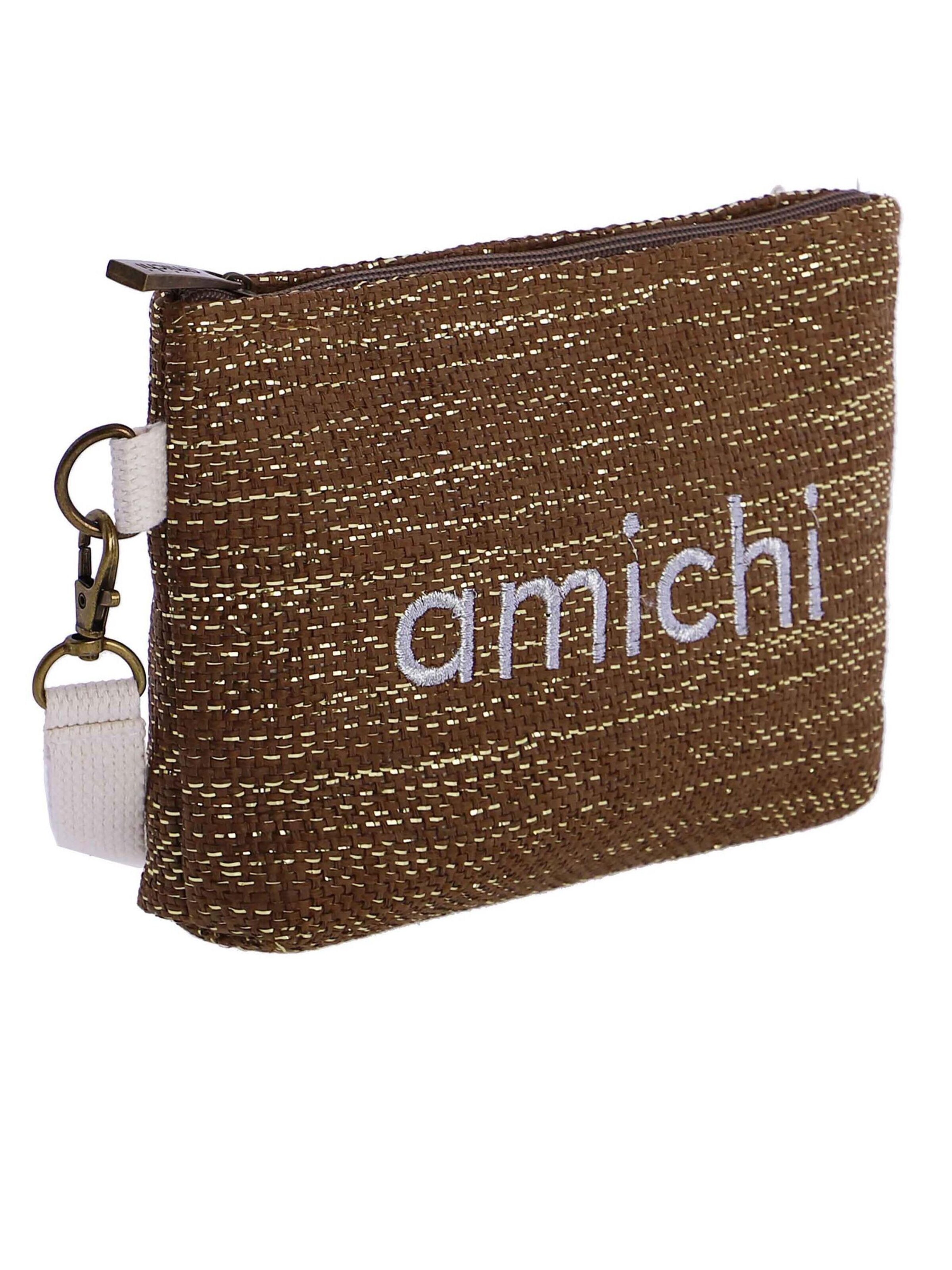 Amichi - Bolso de mano en marrón