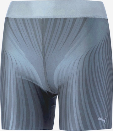 PUMA Skinny Fit Спортен панталон 'Flawless' в синьо: отпред