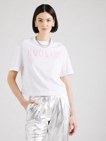 Rich & Royal Shirt 'Hooray!' in White: front
