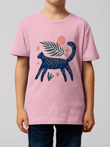 T-Shirt 'Love and flex' watabout.kids en rose : devant
