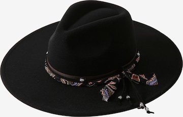 Emilie collection Hut 'Fedora' in Schwarz: Vorderseite