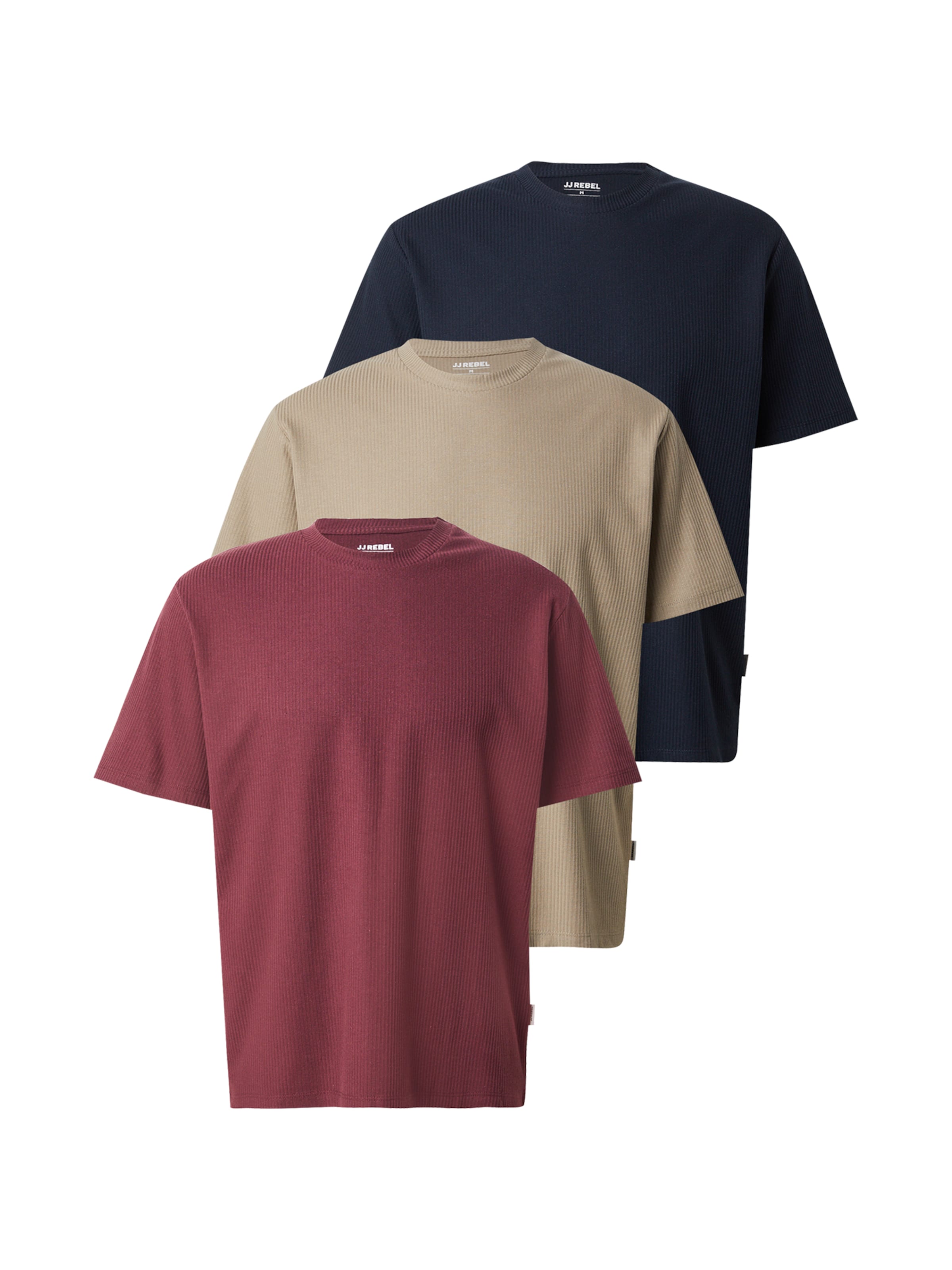 JJ Rebel Μπλουζάκι 'JREBTREY' σε μπλε: μπροστά