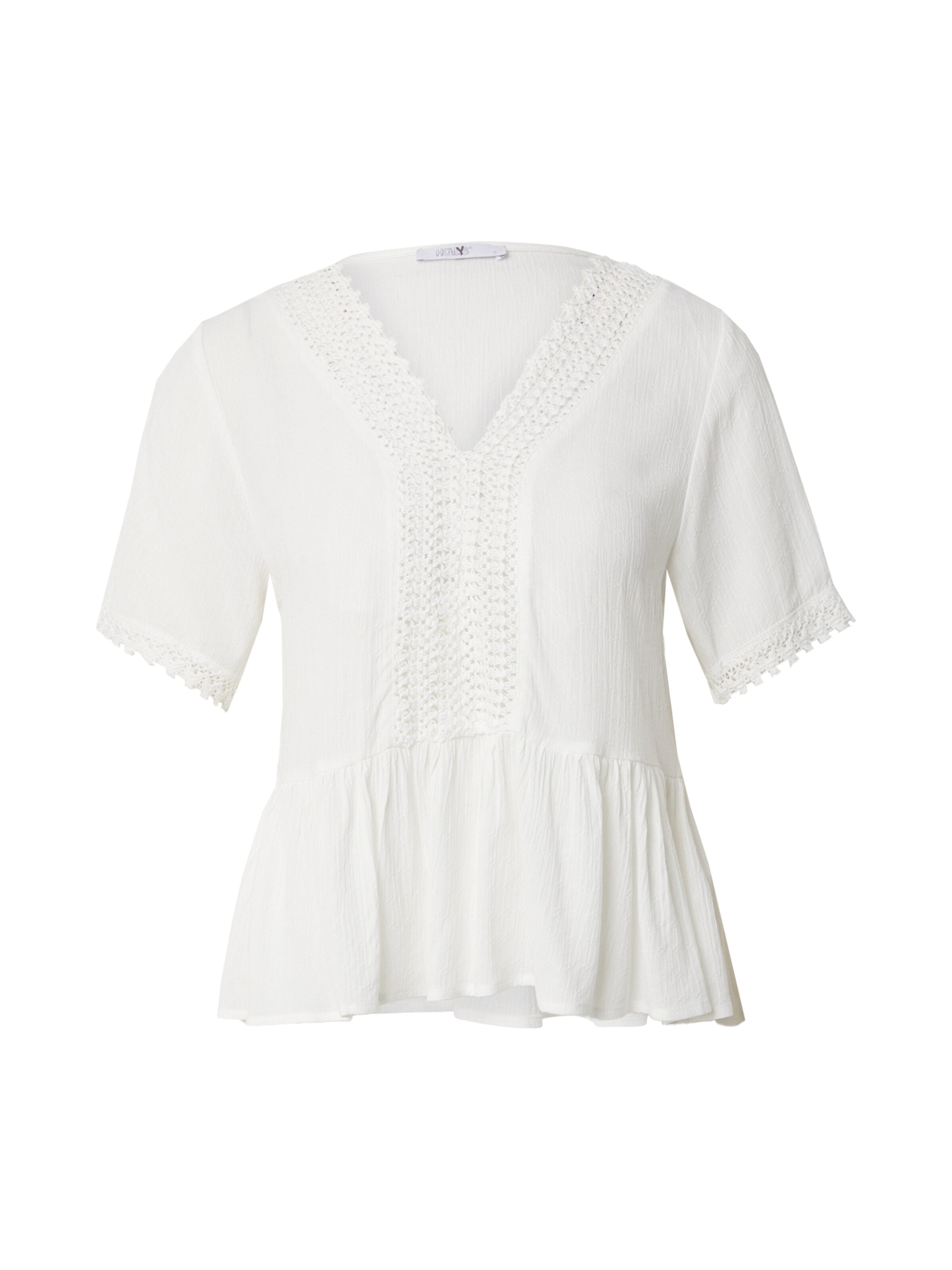 Hailys - Blusa 'WIN' em branco: frente