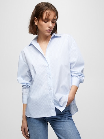 Pull&Bear Bluse in Blau: predná strana