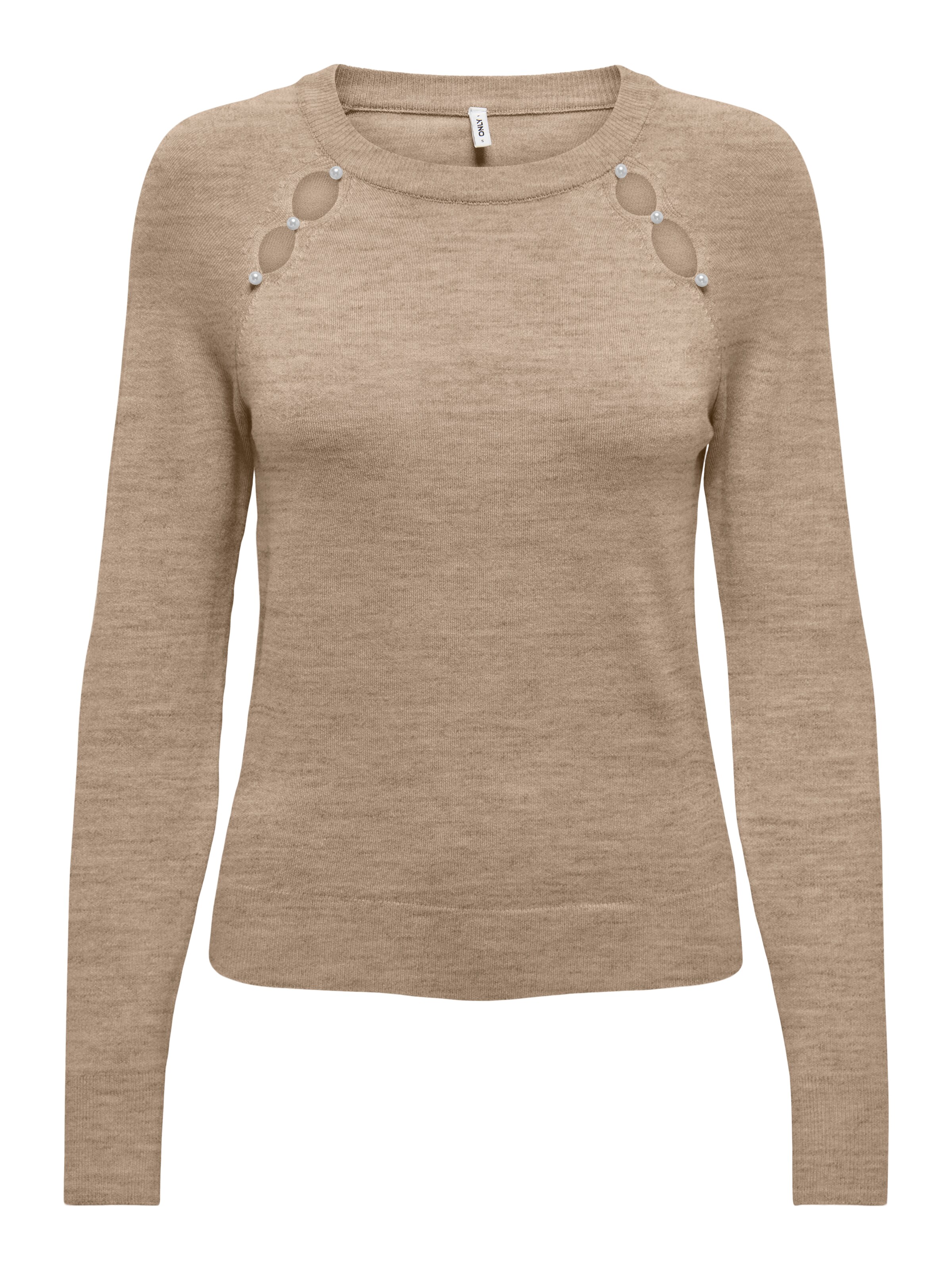 ONLY Pullover in Beige: Vorderseite