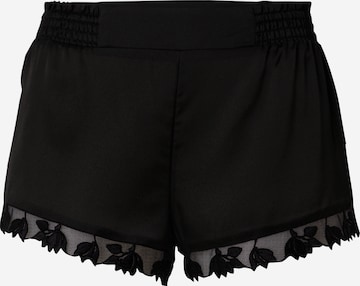Pantaloncini da pigiama 'TENDRESSE' di ETAM in nero: frontale