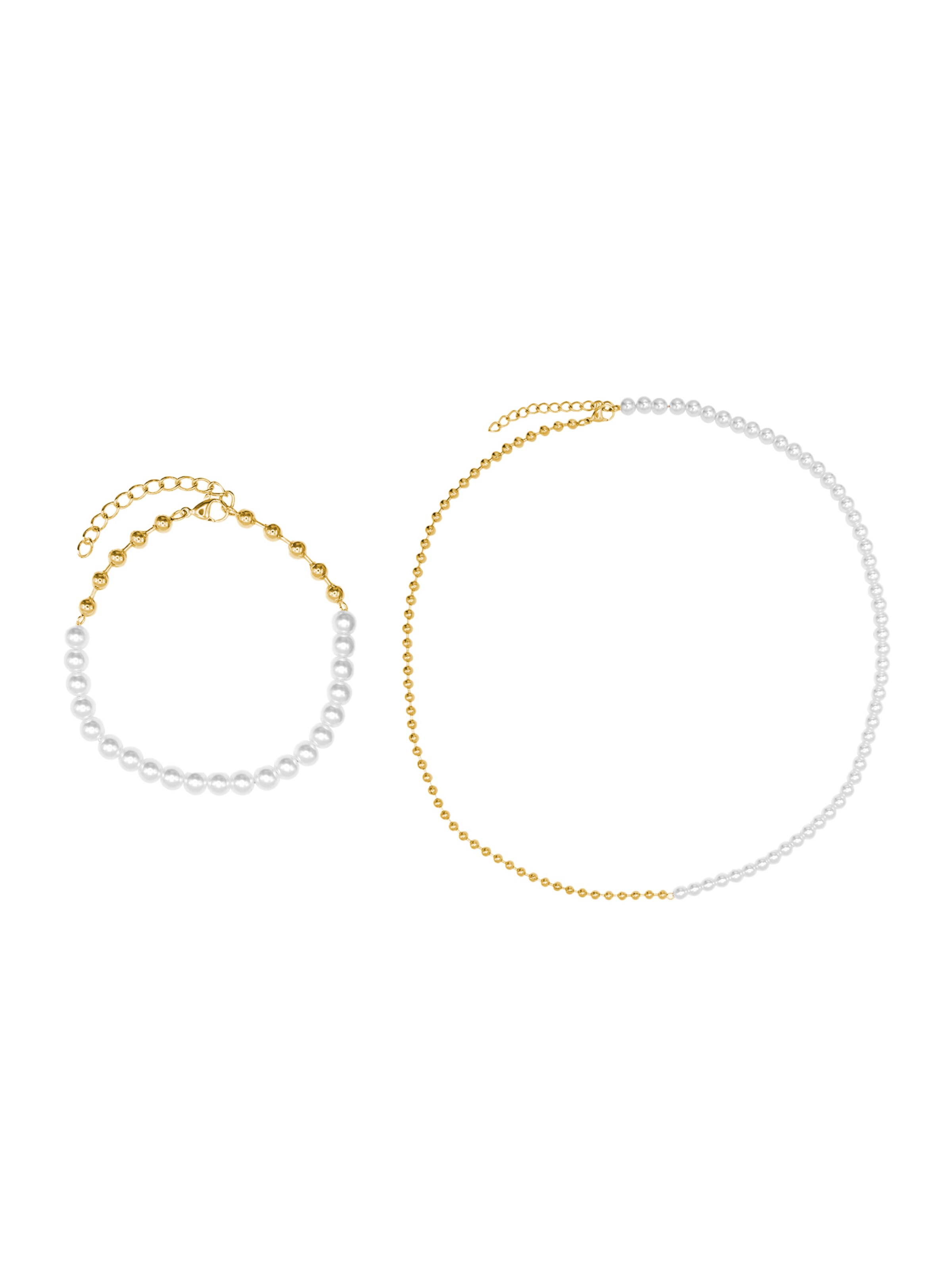 Heideman Sieraden set 'Timur' in Goud: voorkant