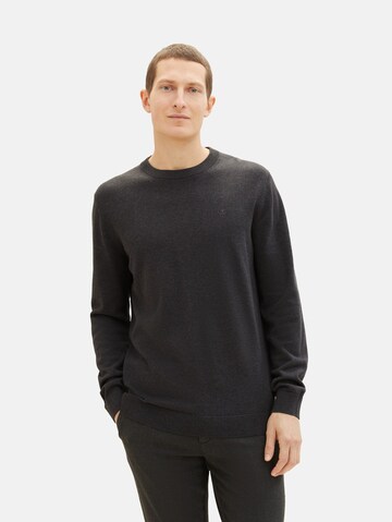 TOM TAILOR Sweater in Grey: front