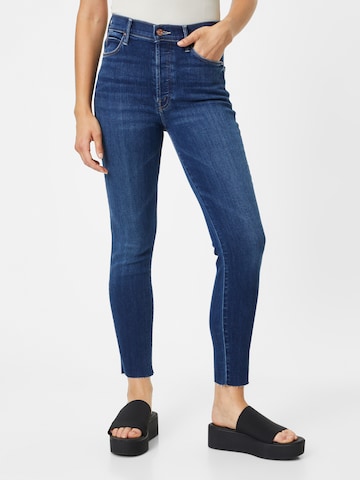 MOTHER Skinny Jeans 'THE STUNNER' in Blue: front