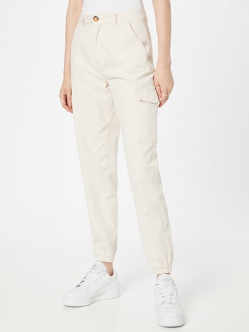 NEW LOOK Zúžený Kalhoty – béžová: přední strana