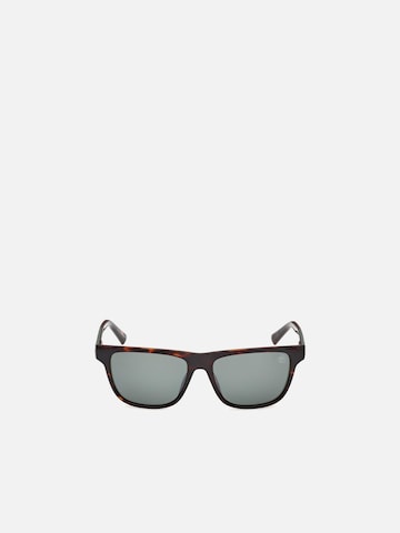 TIMBERLAND - Gafas de sol 'Timberland TB00069 Shiny dark red 56/16/140 MAN Sunglasses' en marrón: frente