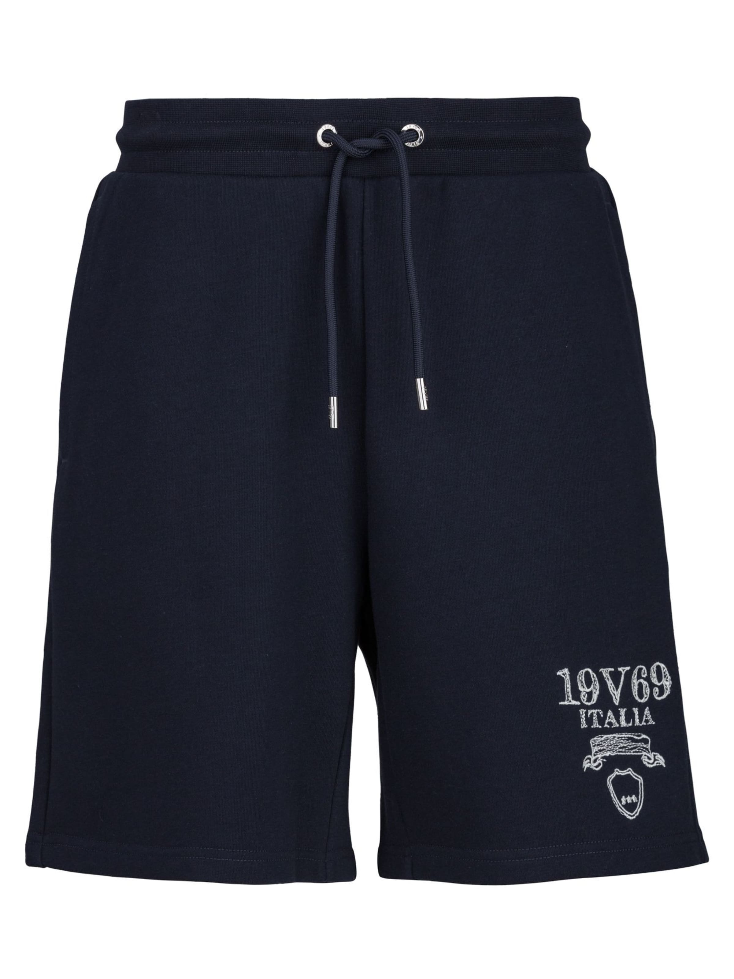 19V69 ITALIA Штаны в Синий: спереди