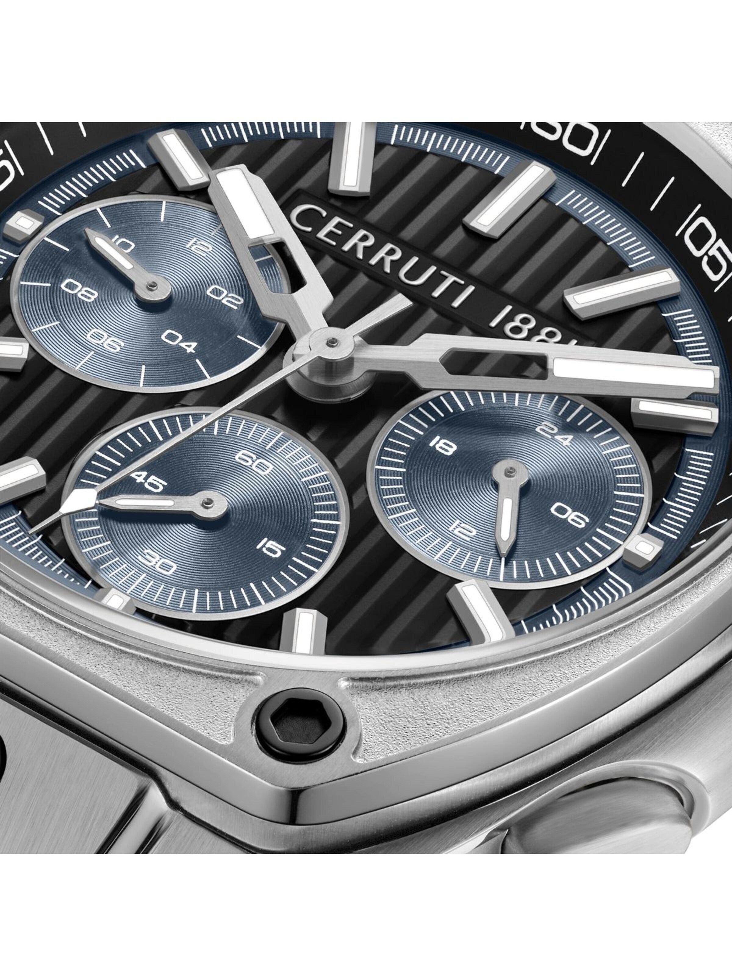 Montre à affichage analogique CERRUTI 1881 en noir