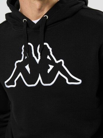 KAPPA Sweatshirt 'Airiti' in Schwarz