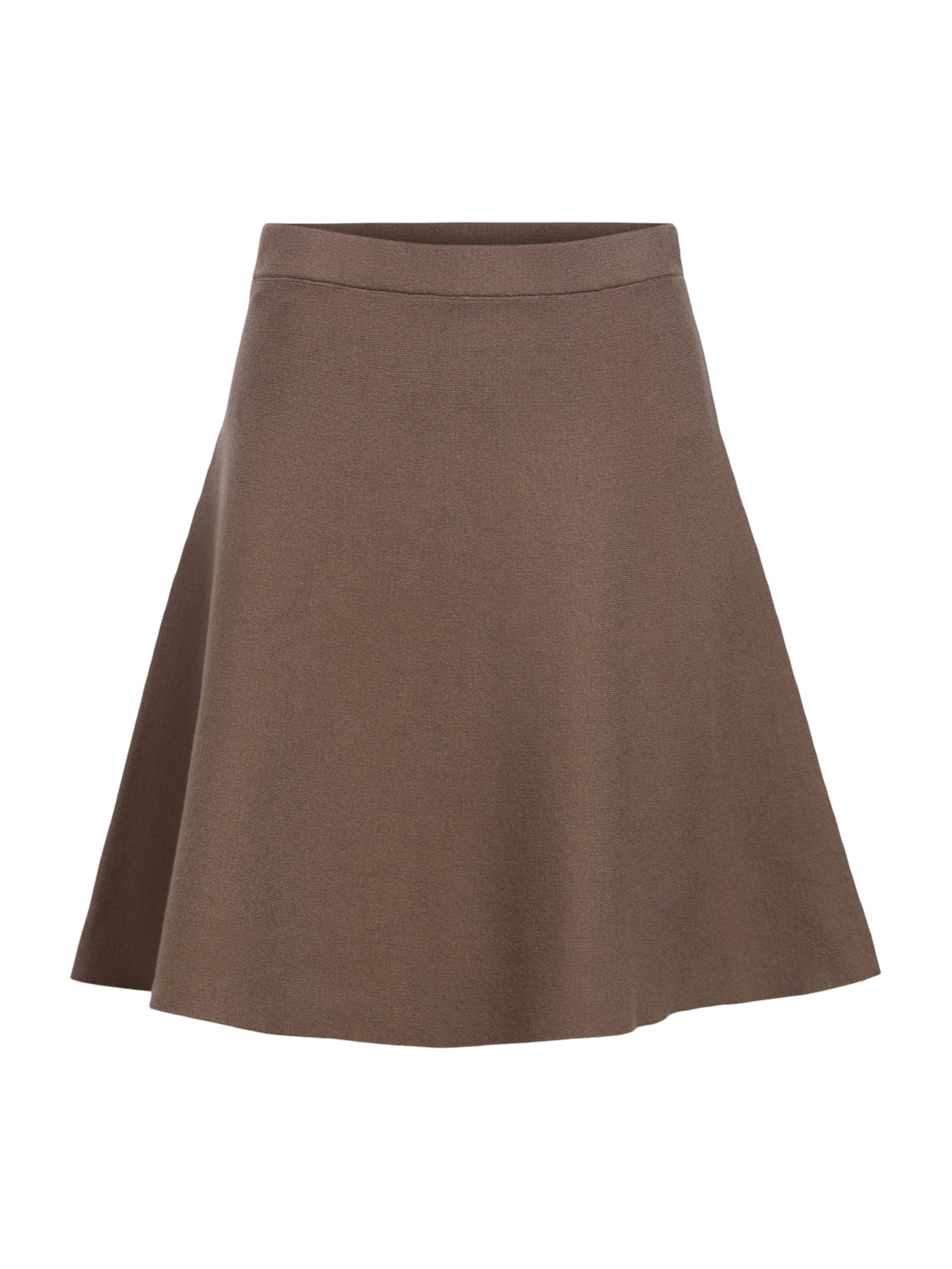 Jupe 'OBJReynard' OBJECT en marron : devant