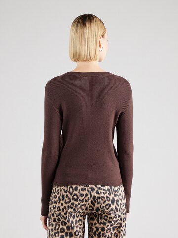 VILA Sweater 'VICOMFY' in Brown