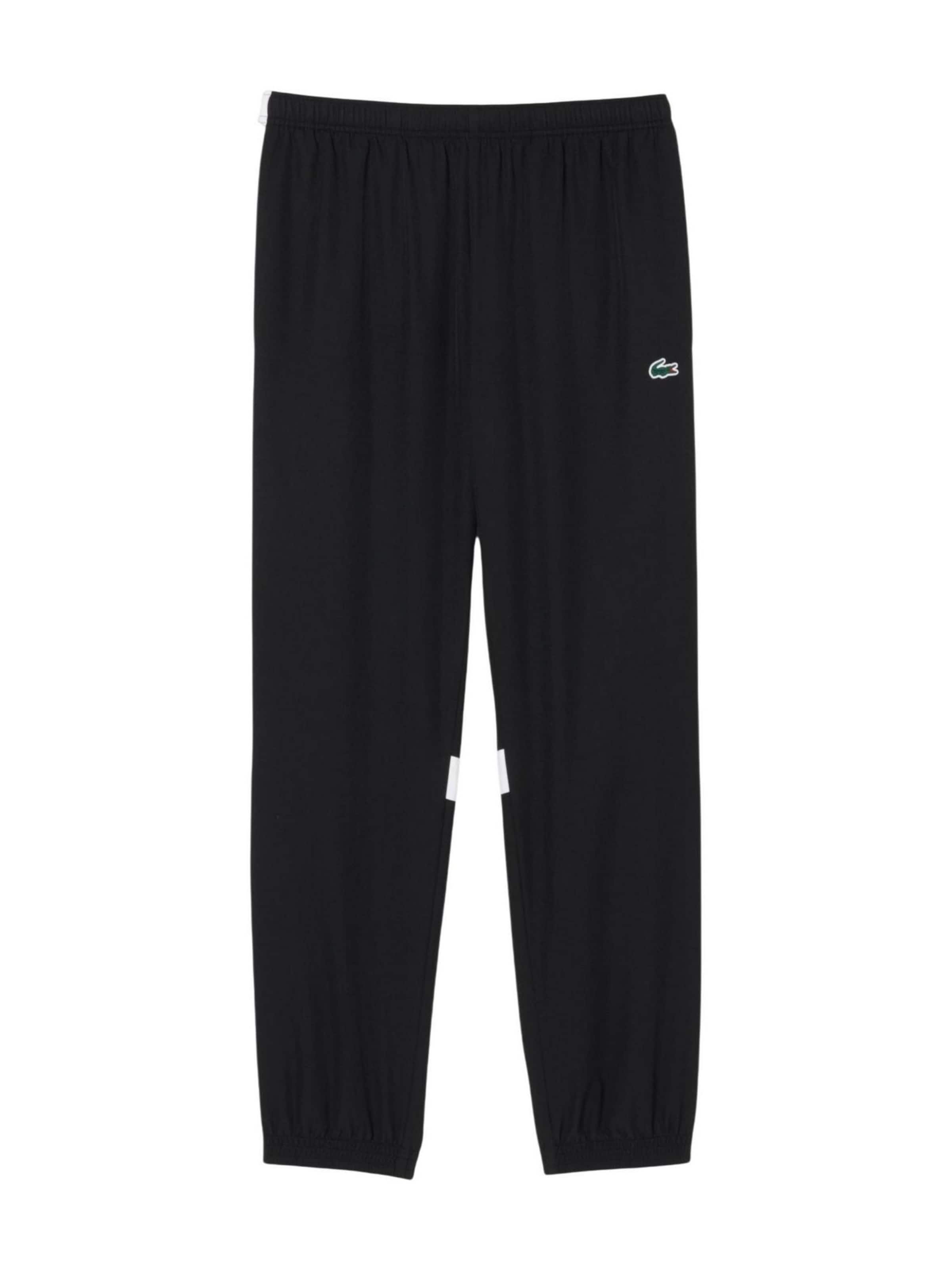 LACOSTE Regular Workout Pants 'WH0226' in Black