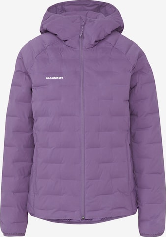 MAMMUT Outdoor Jacket in Purple: front