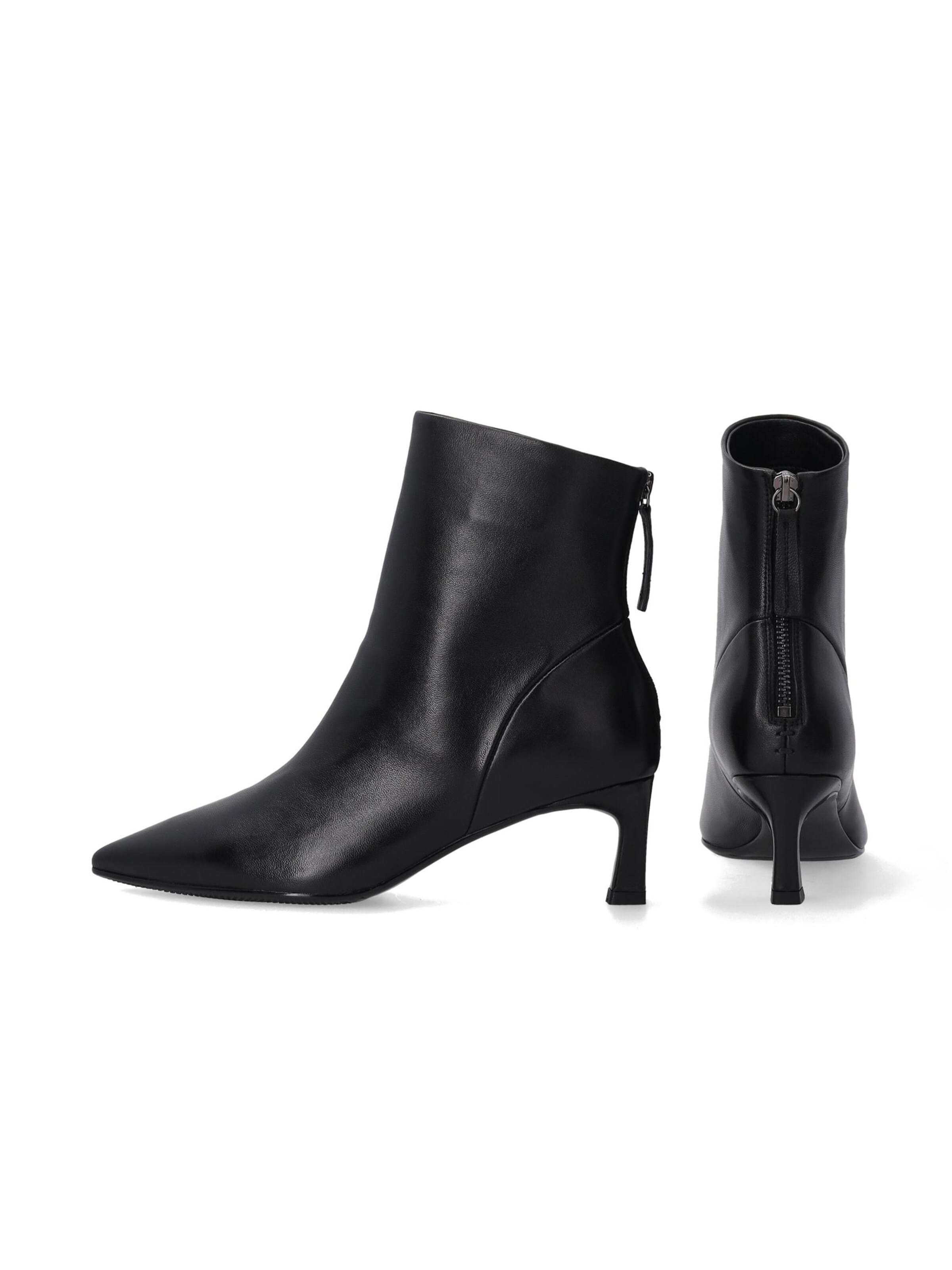 VENEZIA Boots 'Klassische braune Damenstiefel mit Stiletto-Absatz 41'‌‌‌‌‌ in Schwarz: Vorderseite