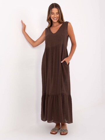 Madnezz House Kleid in Braun