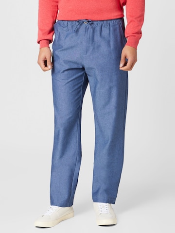 Regular Pantalon 'JAN' anerkjendt en bleu : devant