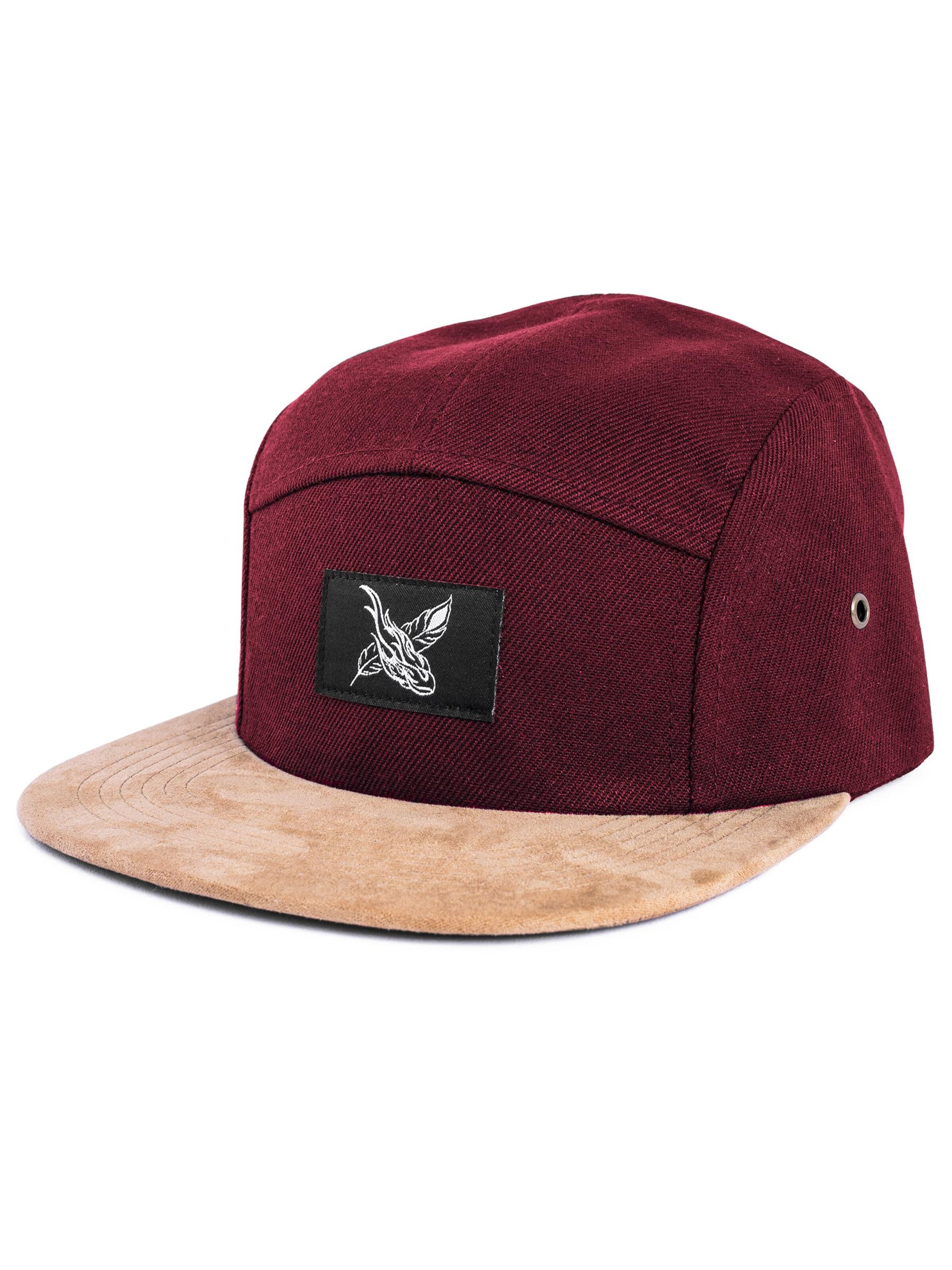 Blackskies Cap 'Port 5-Panel'‌‌‌‌ in Braun: Vorderseite