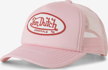 Von Dutch Cap 'Trucker Tampa' in Pink: front