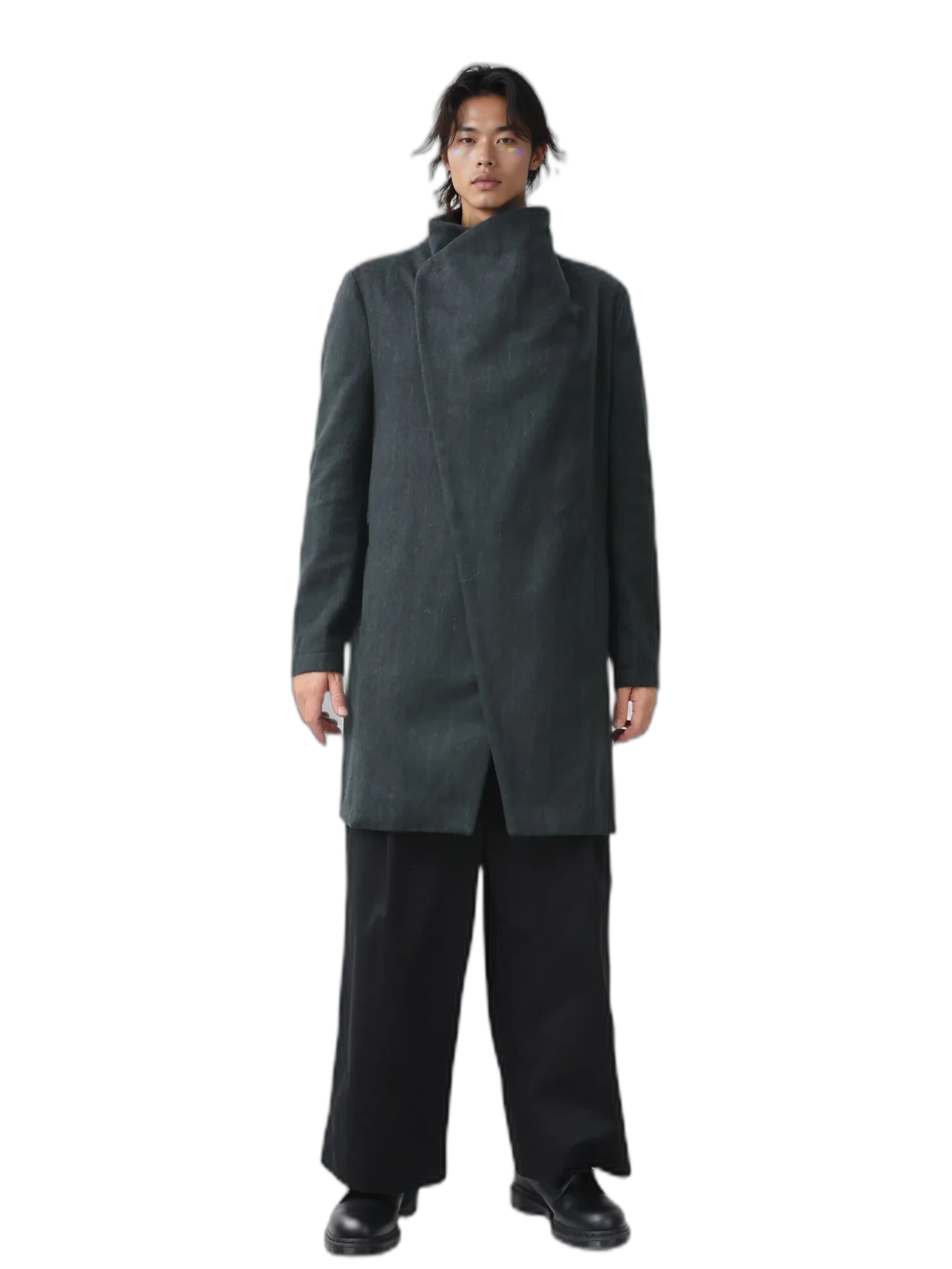 Kanten Between-Season Jacket 'Manteau Koto Heavy' in Green: front
