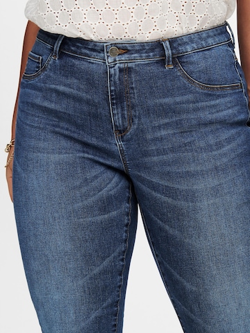 ONLY Carmakoma Skinny Jeans 'Floria' in Blauw