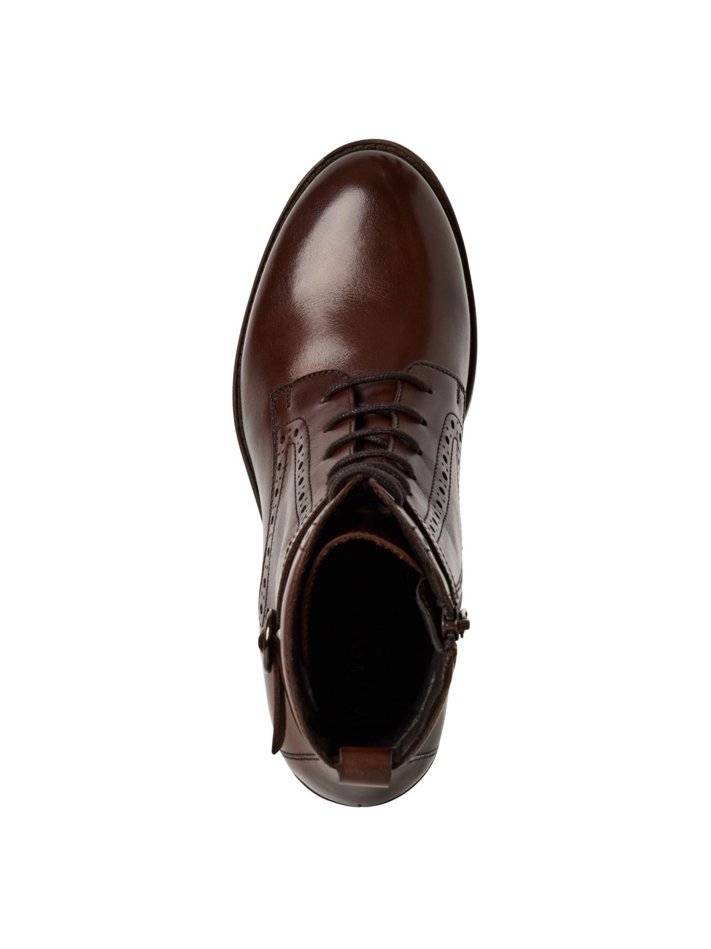 Bottines à lacets Tamaris en marron