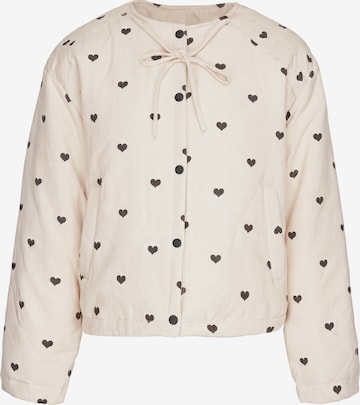 MYMO - Chaqueta de entretiempo 'Pop' en blanco: frente