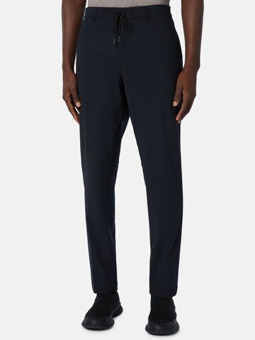 Regular Pantalon à plis Boggi Milano en noir : devant