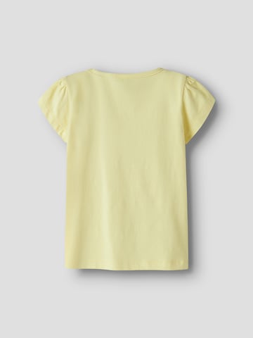 NAME IT - Camisola 'NMFFUBA STITCH' em amarelo