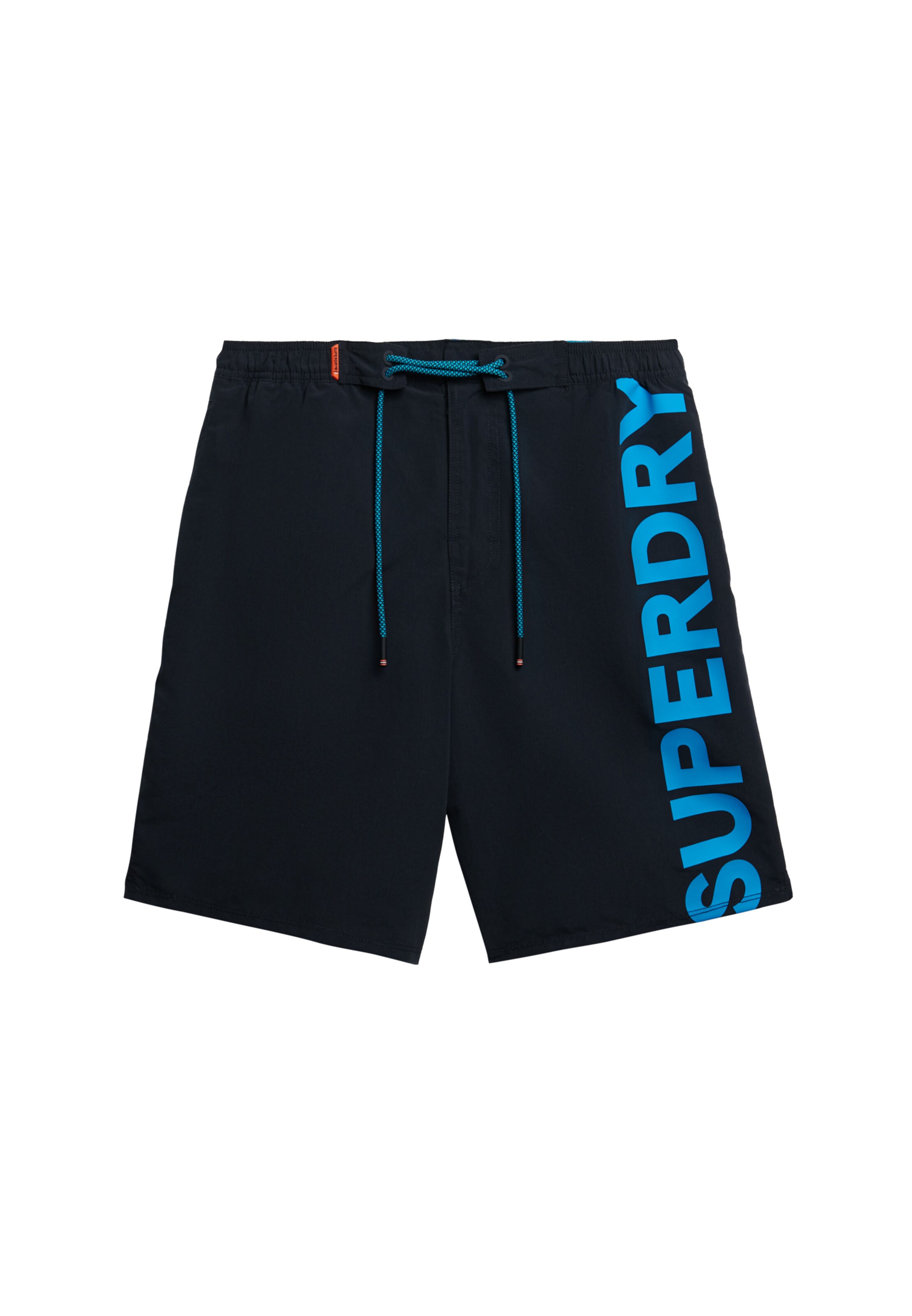 Superdry Boardshorts in Blauw: voorkant