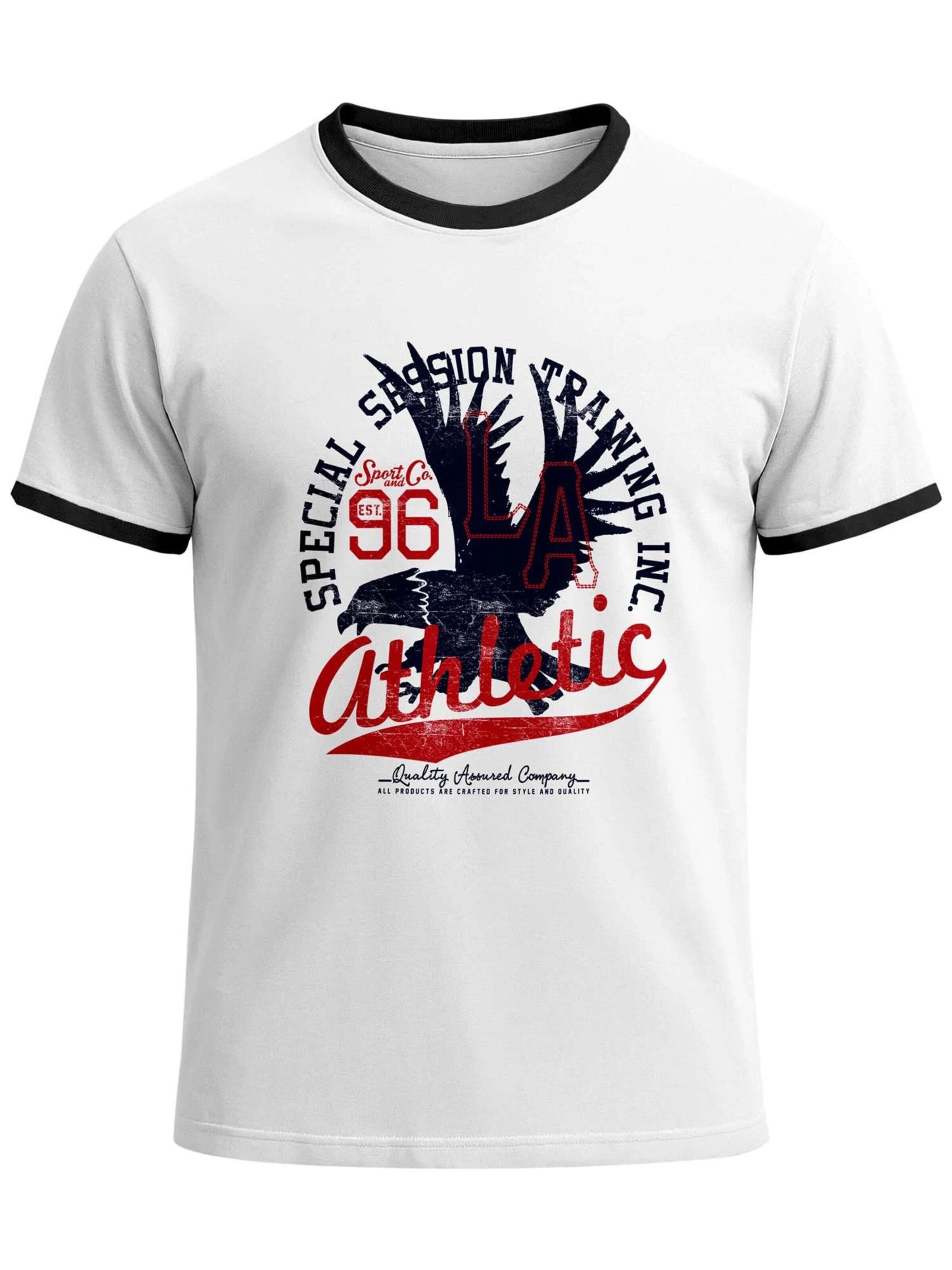 Neverless Shirt 'Eagle Athletic' in Black