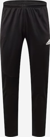 ADIDAS SPORTSWEAR Tapered Παντελόνι φόρμας 'Game and Go' σε μαύρο: μπροστά