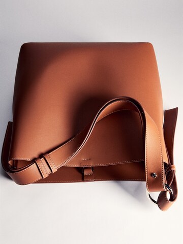 MANGO Shoulder Bag 'Nefer' in Brown