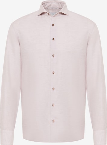 ETERNA Slim fit Overhemd in Roze: voorkant