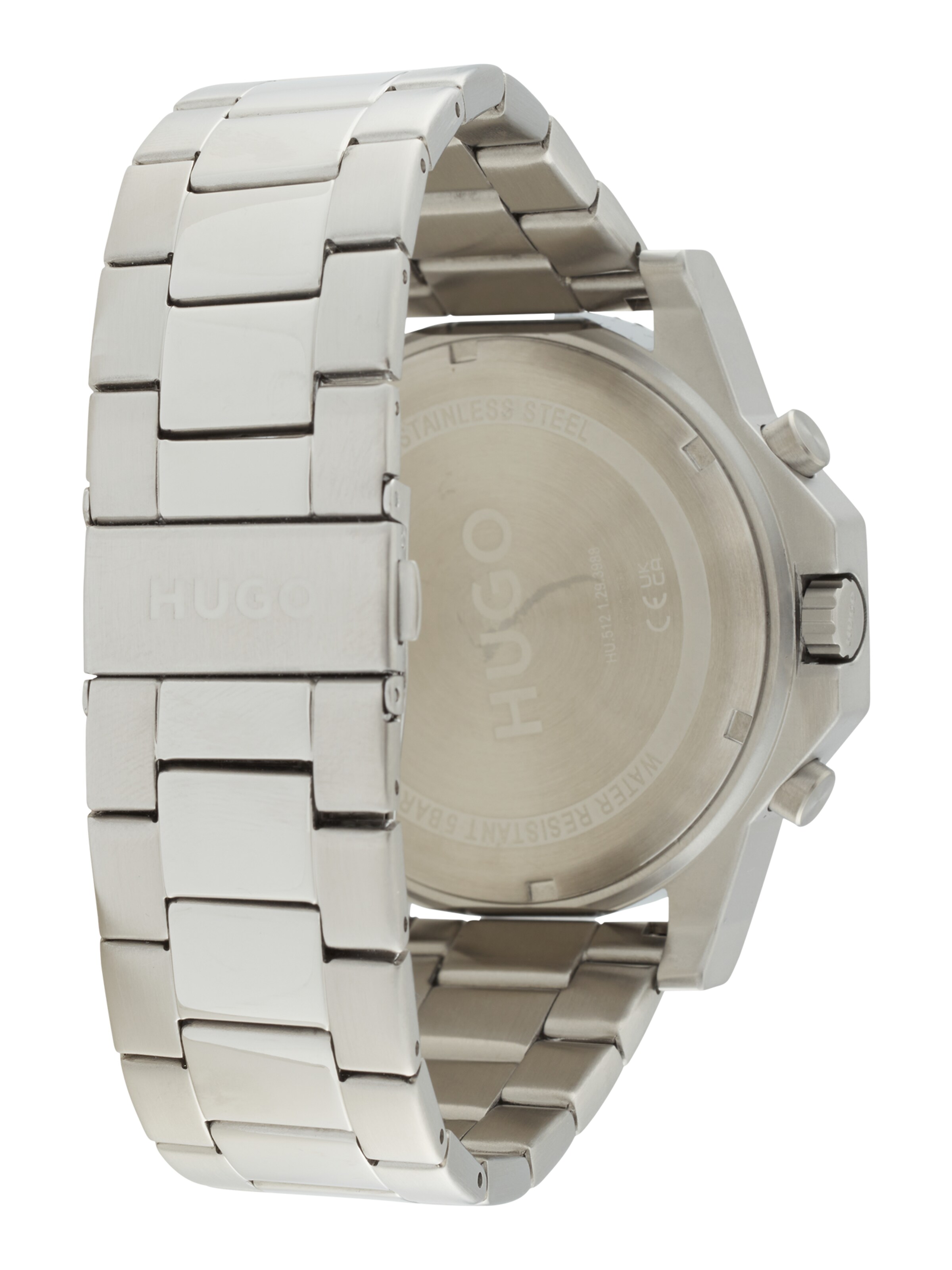 HUGO Analogové hodinky '#BRAVE' – stříbrná