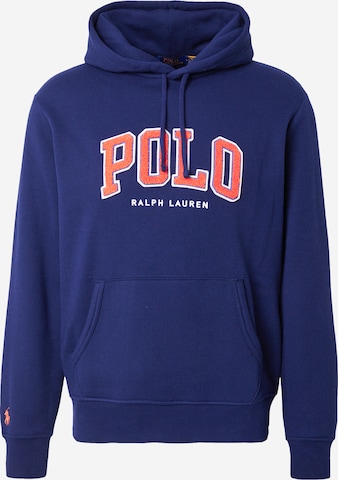 Sweat-shirt Polo Ralph Lauren en bleu : devant