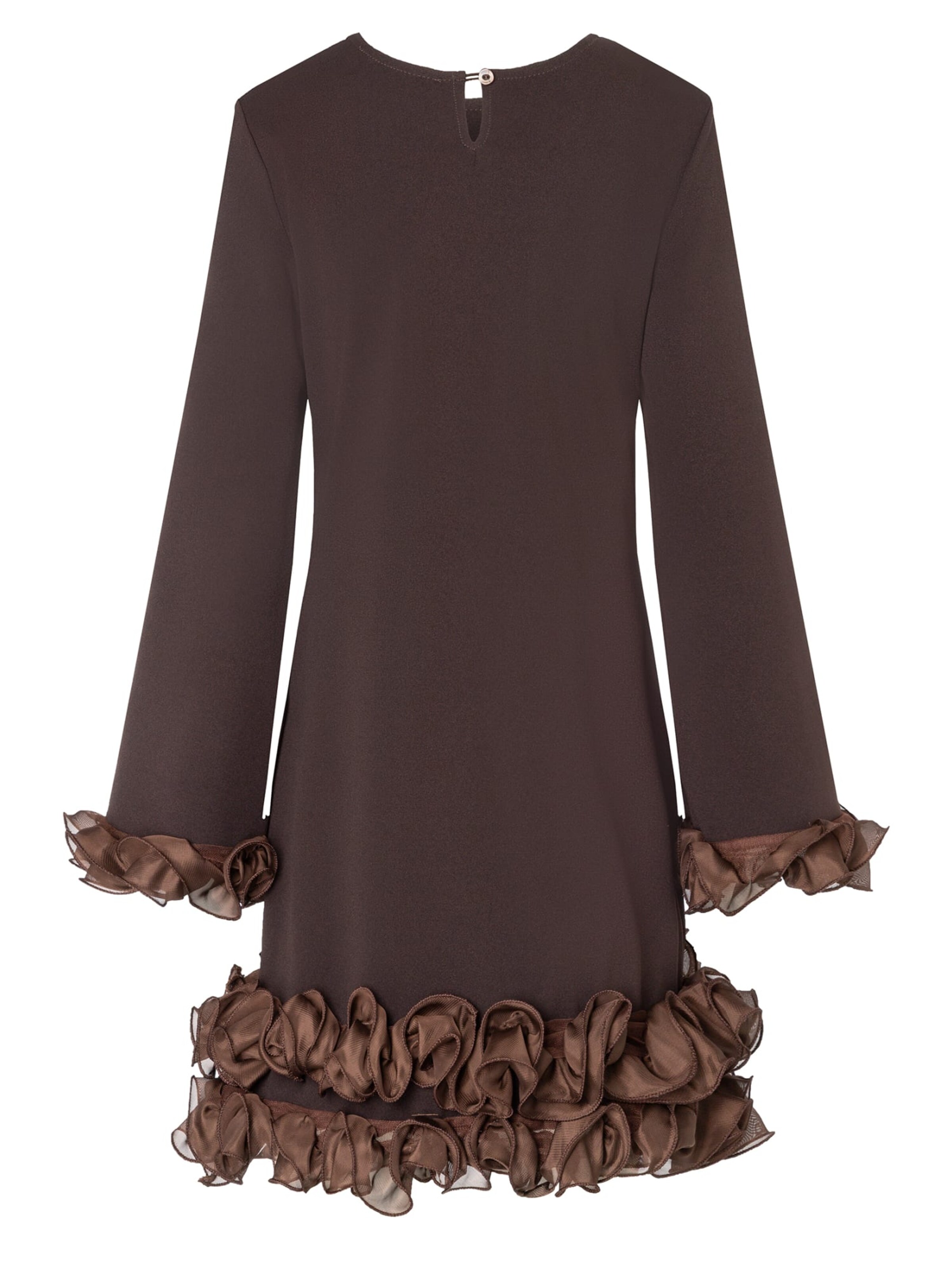 Ana Alcazar Jurk 'Enolys' in Bruin