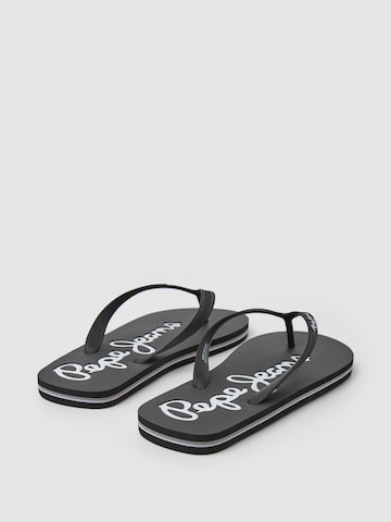 Pepe Jeans T-bar sandals in Black